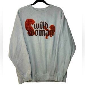 Comfort Colors Size XL Wild Woman Sweatshirt